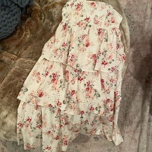Floral Tiered Skirt